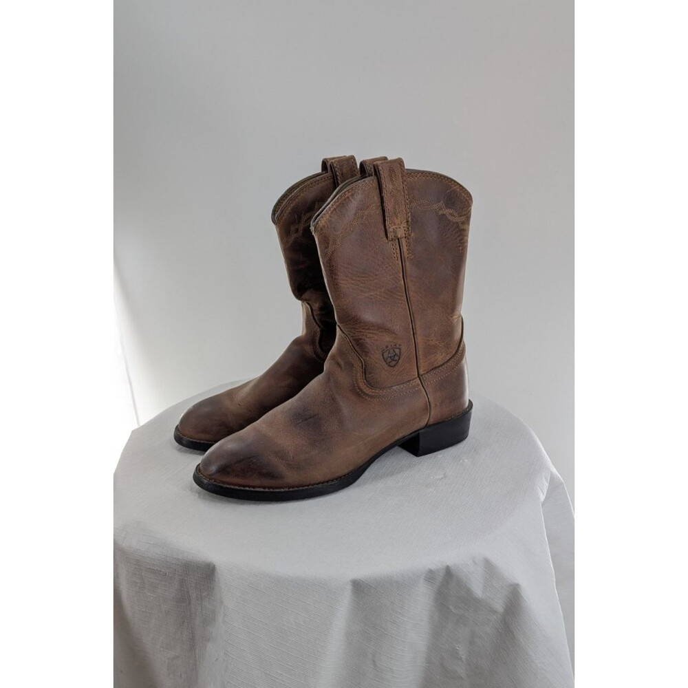 Ariat Heritage 35525 Lighter Brown Cowboy Boots Men's Western Ranch Americana